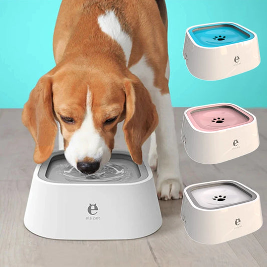 Pet Water Dispenser – Spill-Proof Floating Bowl for Dogs & Cats, Anti-Wet Mouth